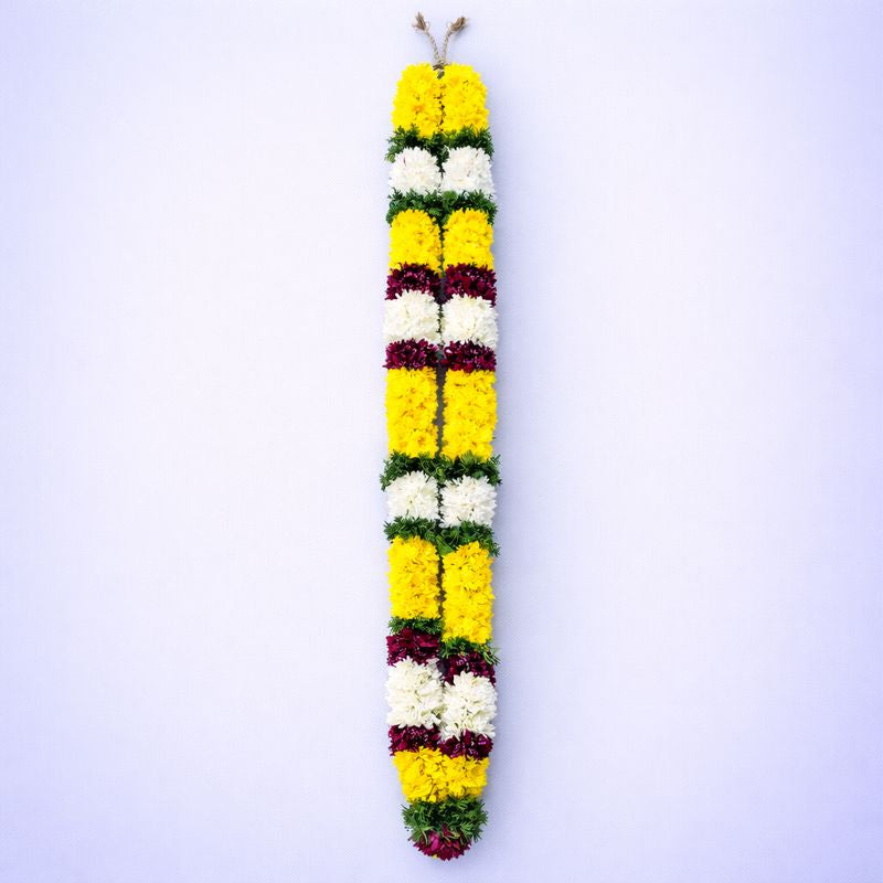 Pooja Garland Mums - Multicolor - PG67