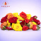 Button Rose Loose Flowers (100g) - dEL