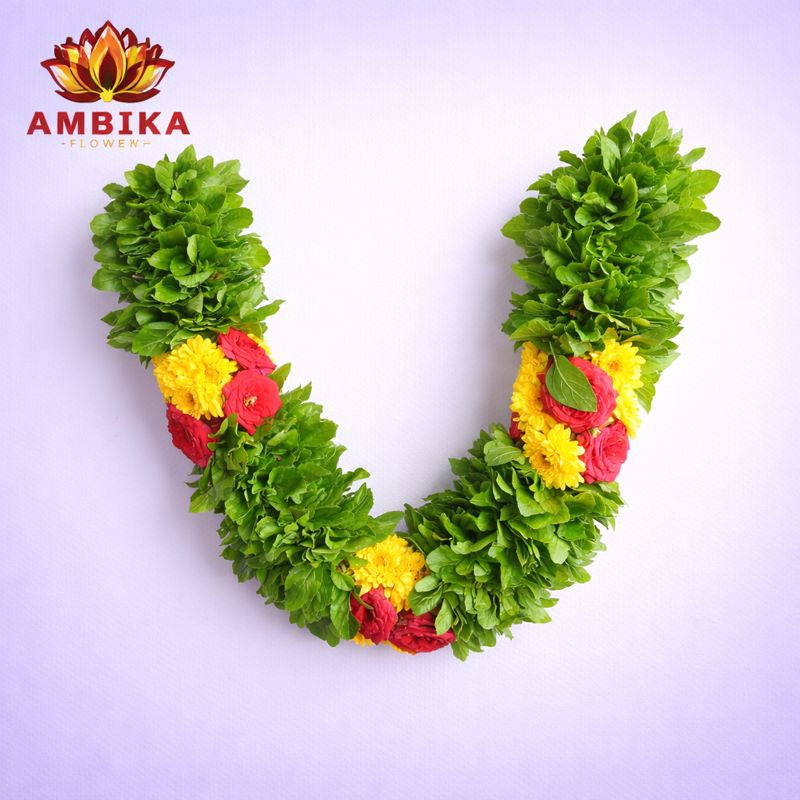 Thulasi (Basil) Leaves Garland - PG26
