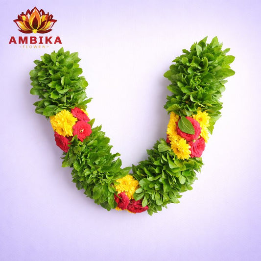 Thulasi (Basil) Leaves Garland - PG26