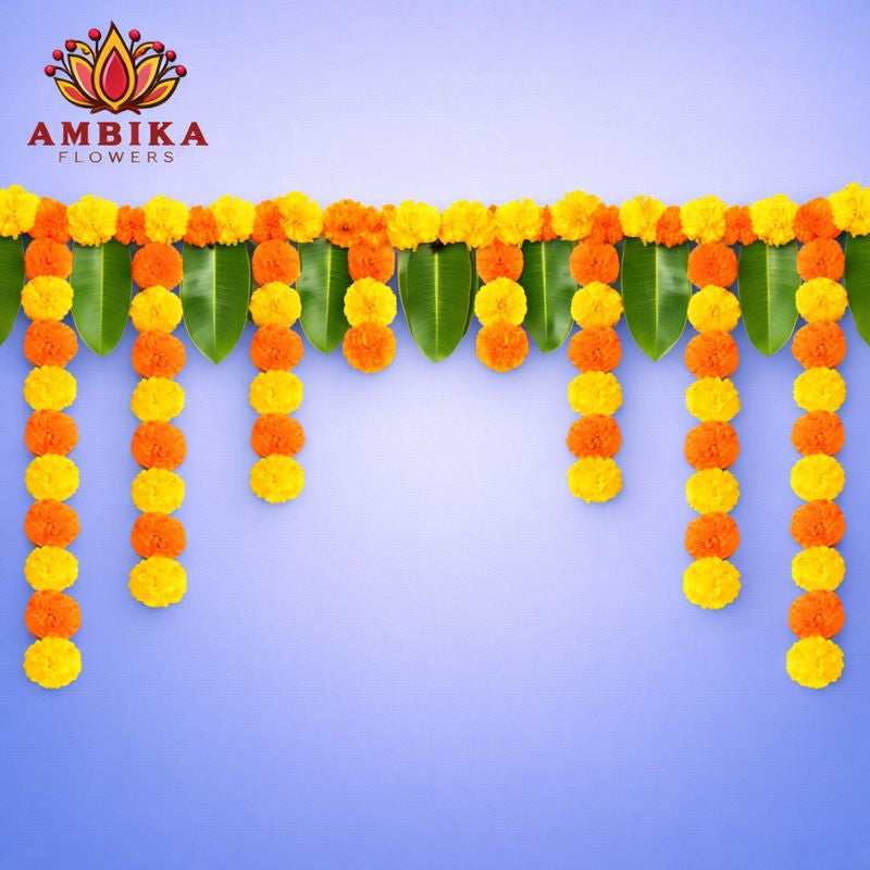 Standard Thoran (Hanging) - Marigold (Orange/Yellow) - T004