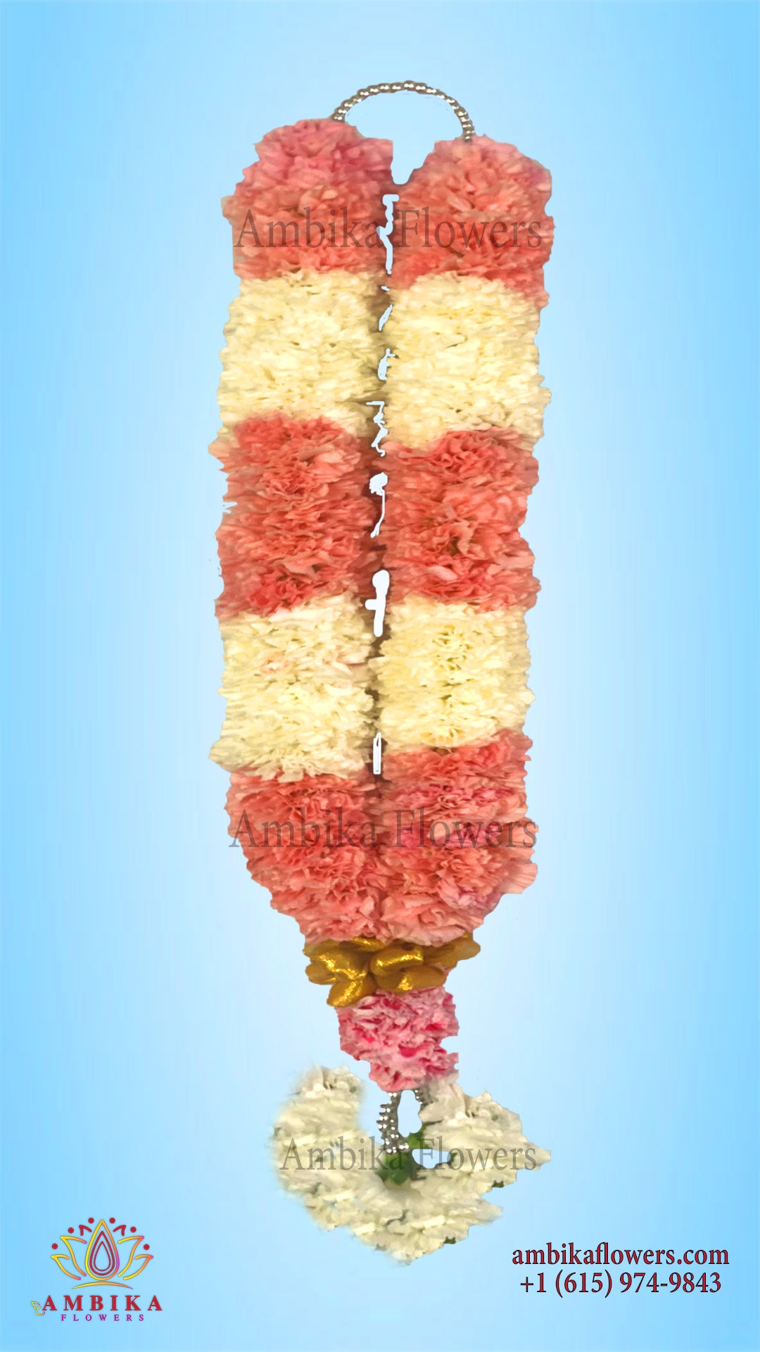 Wedding Garland - Carnations - G029