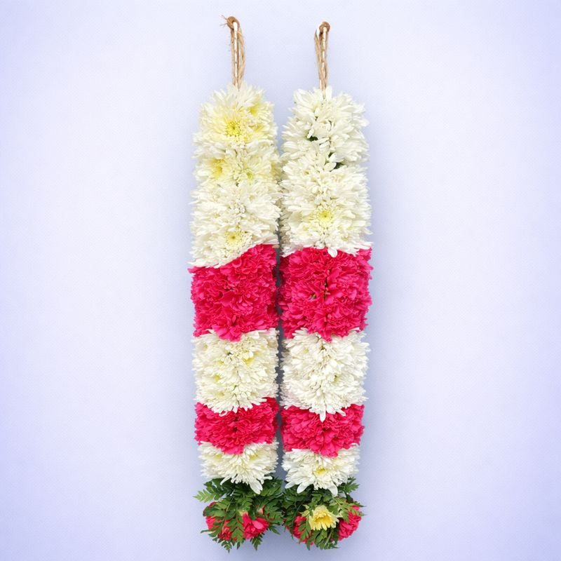 Pooja Garland Mums - Multicolor - PG60