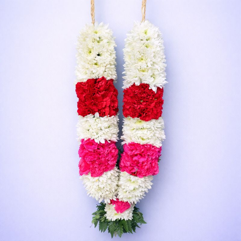 Pooja Garland Mums - Multicolor - PG64