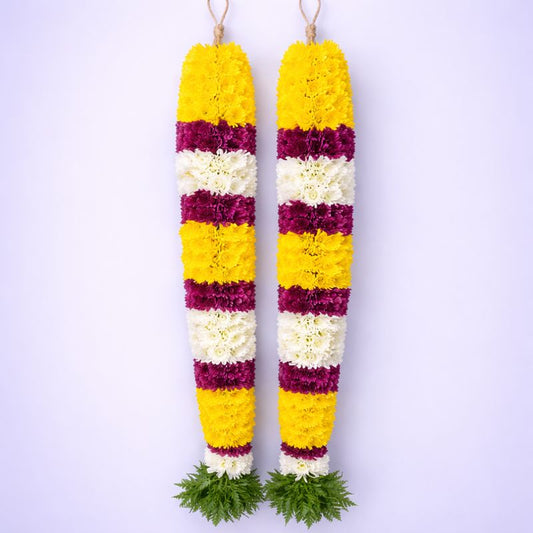 Pooja Garland Mums - Multicolor - PG71