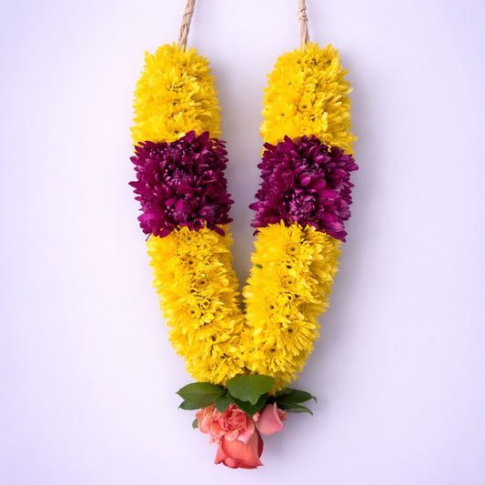 Pooja Garland Mums - Multicolor - PG73