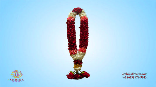 Wedding Garland - Rose Petals with Baby's-breath - WG20