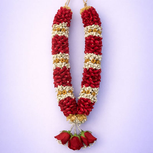 Wedding Garland - Rose Petals with Baby's-breath - WG23